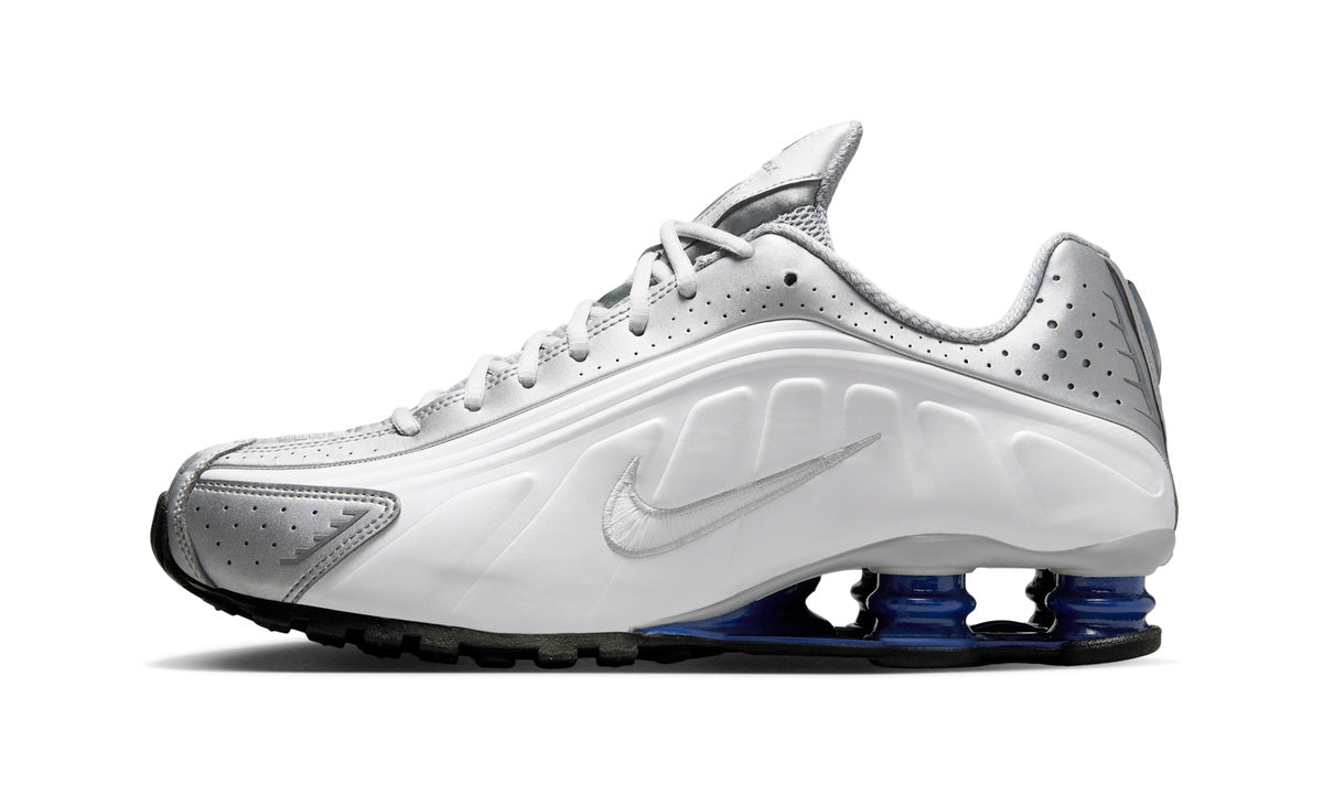 Nike Shox R4 Metallic Silver Deep Royal Blue — Foto 1