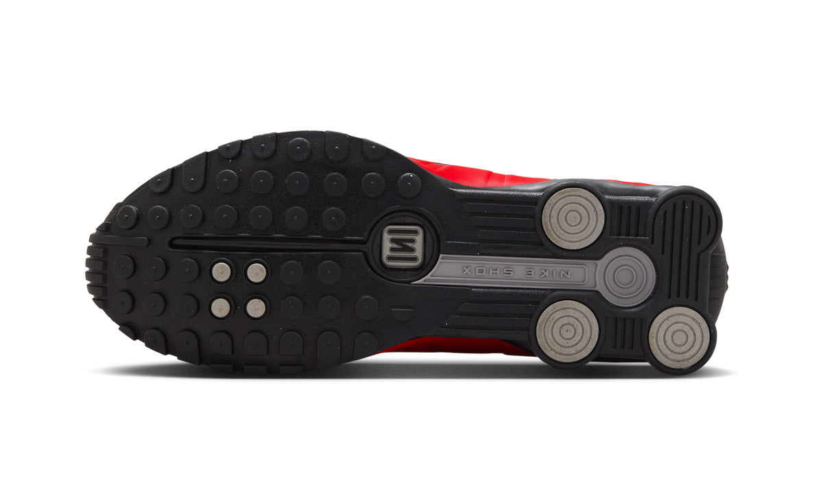 Nike Shox R4 University Red Black Metallic Silver — Foto 2