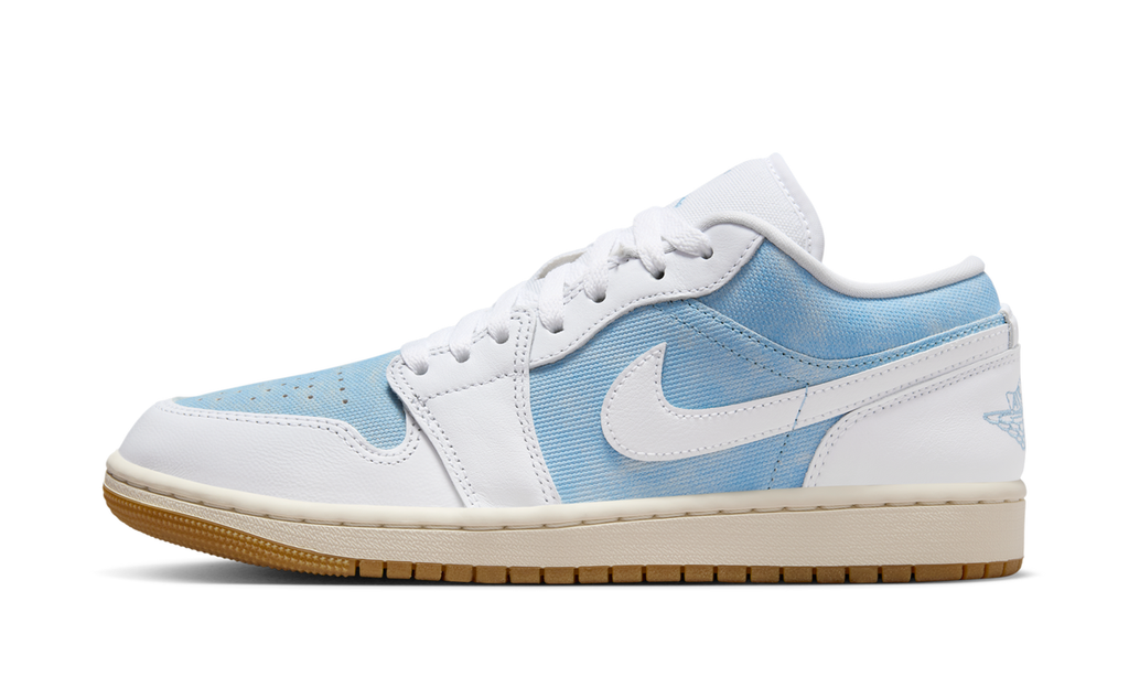Air Jordan 1 Low SE Denim Worn Blue (Women's) HQ2004-400 — Vista 1