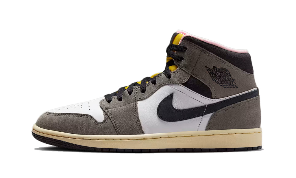 Air Jordan 1 Mid SE White Cave Stone (GS) HQ2014-100 — Vista 1