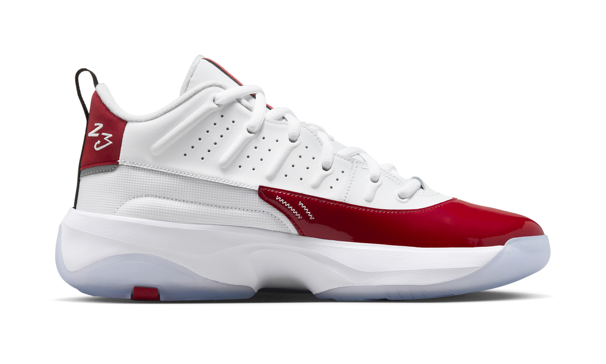 Air Jordan Max Aura 7 White Gym Red Black (GS) HQ2089-106 — Vista 2