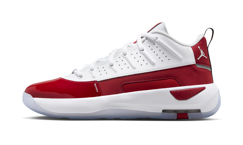 Air Jordan Max Aura 7 White Gym Red Black HQ2091-106 — Vista 1
