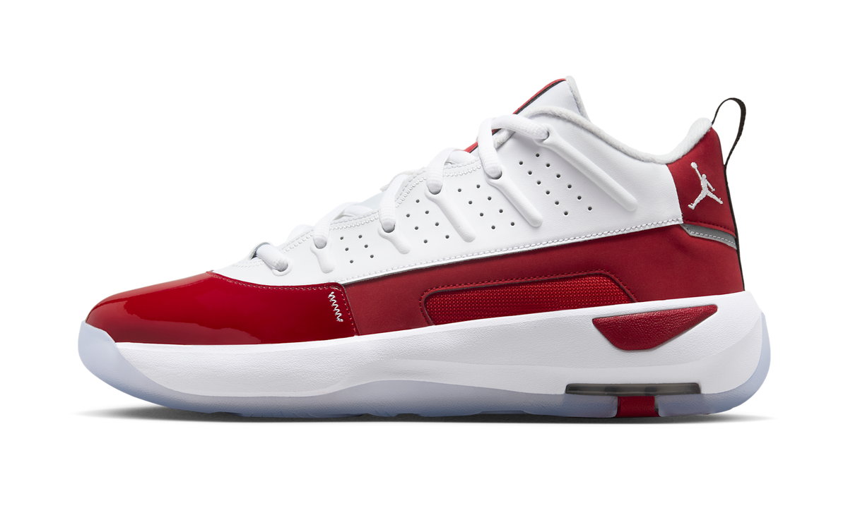 Air Jordan Max Aura 7 White Gym Red Black HQ2091-106 — Vista 1