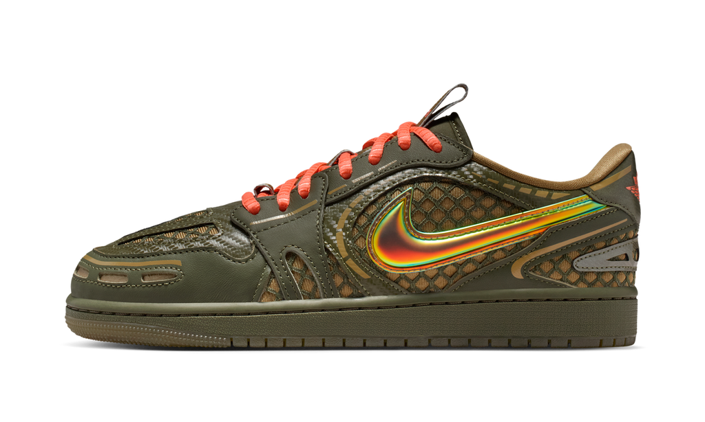 Air Jordan 1 Low Method of Make V3 Brown Kelp Cargo Khaki (Women's) HQ2186-300 — Vista 1