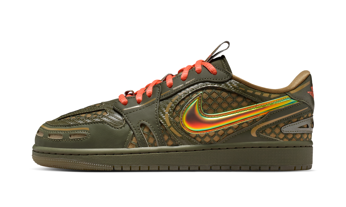 Air Jordan 1 Low Method of Make V3 Brown Kelp Cargo Khaki (Women's) HQ2186-300 — Vista 1