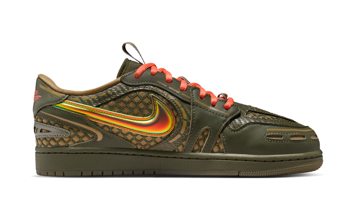 Air Jordan 1 Low Method of Make V3 Brown Kelp Cargo Khaki (Women's) HQ2186-300 — Vista 2