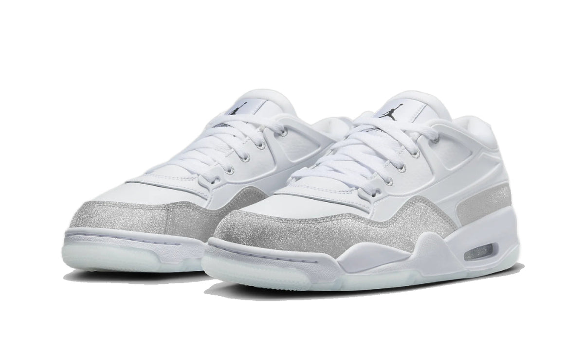Air Jordan 4 RM White Metallic Silver HQ3441-111 — Vista 2