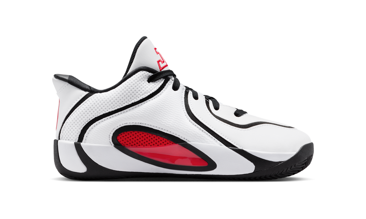 Air Jordan Tatum 4 White University Red (GS) HQ4611-101 — Vista 2
