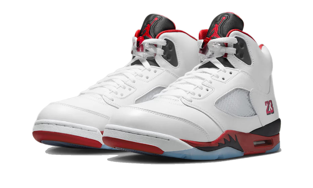 Air Jordan 5 Retro Fire Red Black Tongue (2025) HQ7978-101 — Vista 2