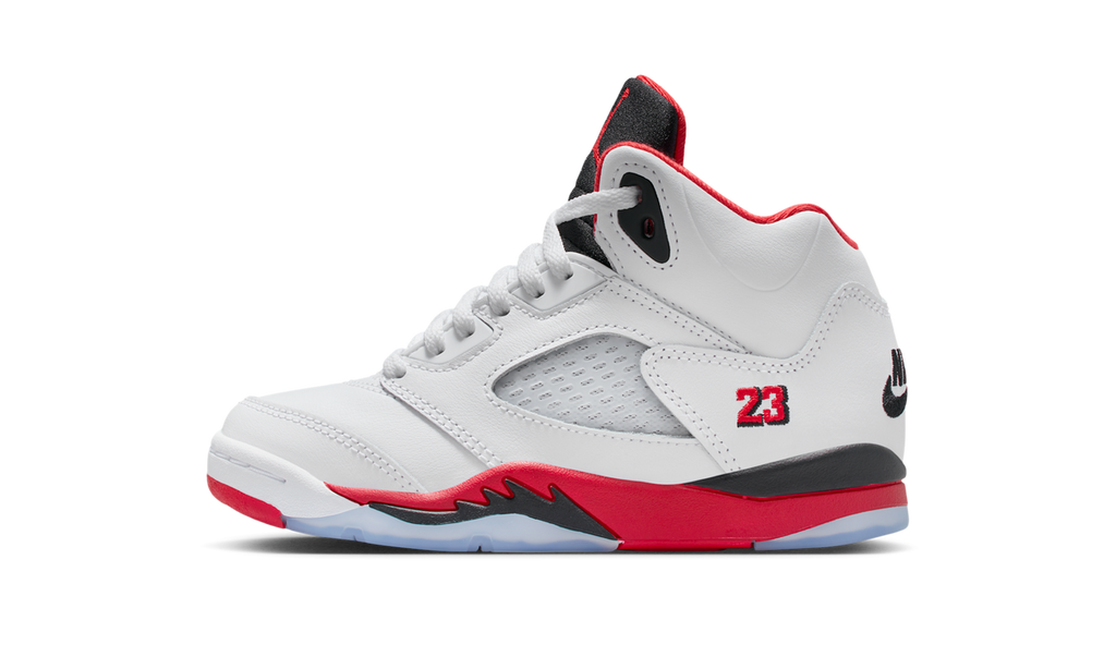 Air Jordan 5 Retro Fire Red Black Tongue (2025) (PS) HQ7979-101 — Vista 1