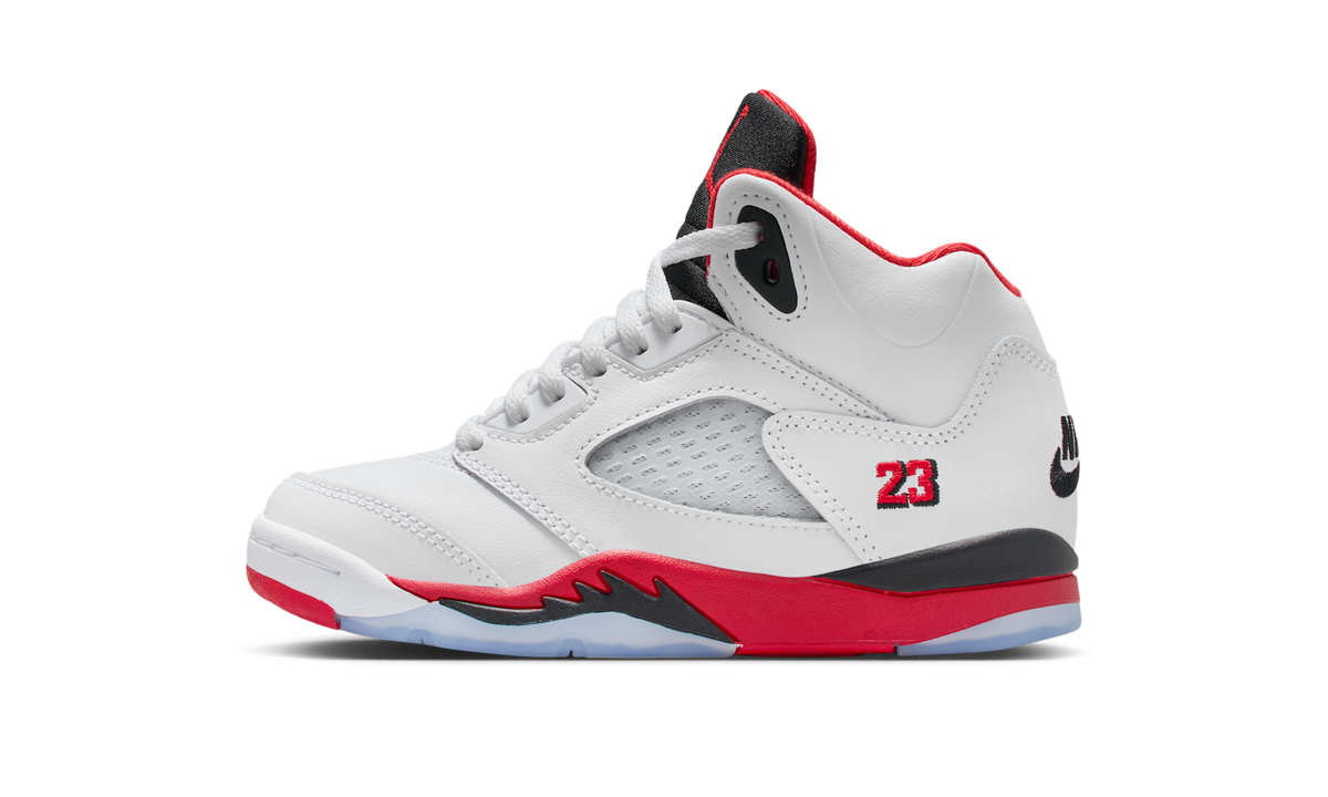 Air Jordan 5 Retro Fire Red Black Tongue (2025) (PS) HQ7979-101 — Vista 1