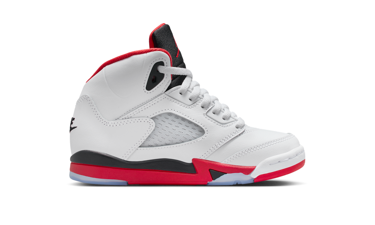 Air Jordan 5 Retro Fire Red Black Tongue (2025) (PS) HQ7979-101 — Vista 2