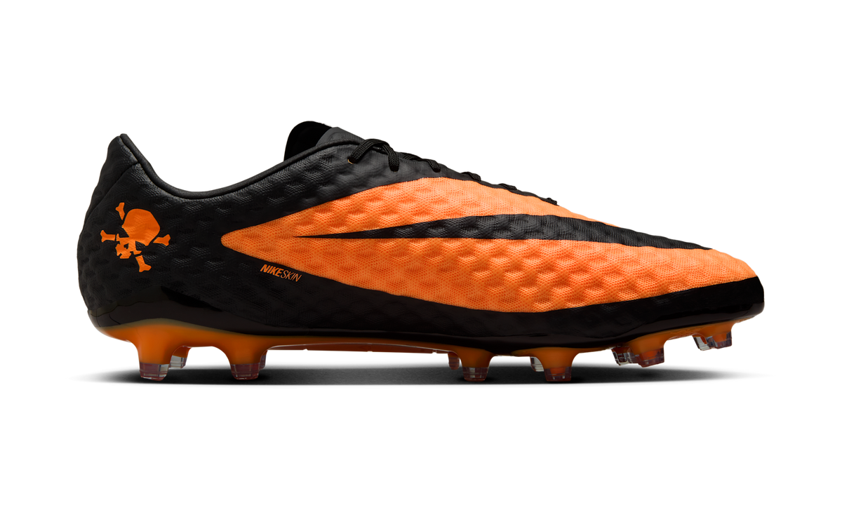 Nike Hypervenom Phantom 1 FG Black Bright Citrus (2025) HQ8561-001 — Vista 2