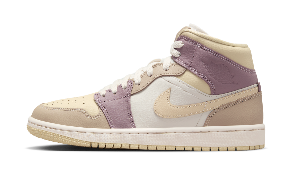 Air Jordan 1 Mid Light Orewood Brown Taupe Grey (Women's) HV2370-100 — Vista 1