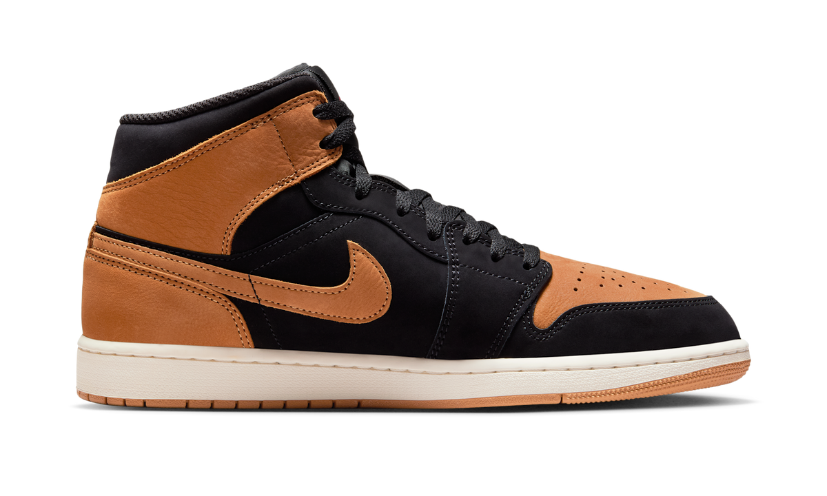 Air Jordan 1 Mid SE Black Flax HV4091-002 — Vista 2