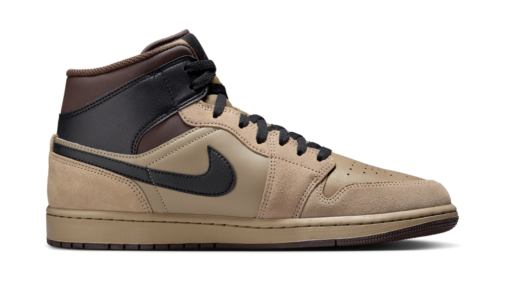 Air Jordan 1 Mid Khaki Baroque Brown HV6422-200 — Vista 2