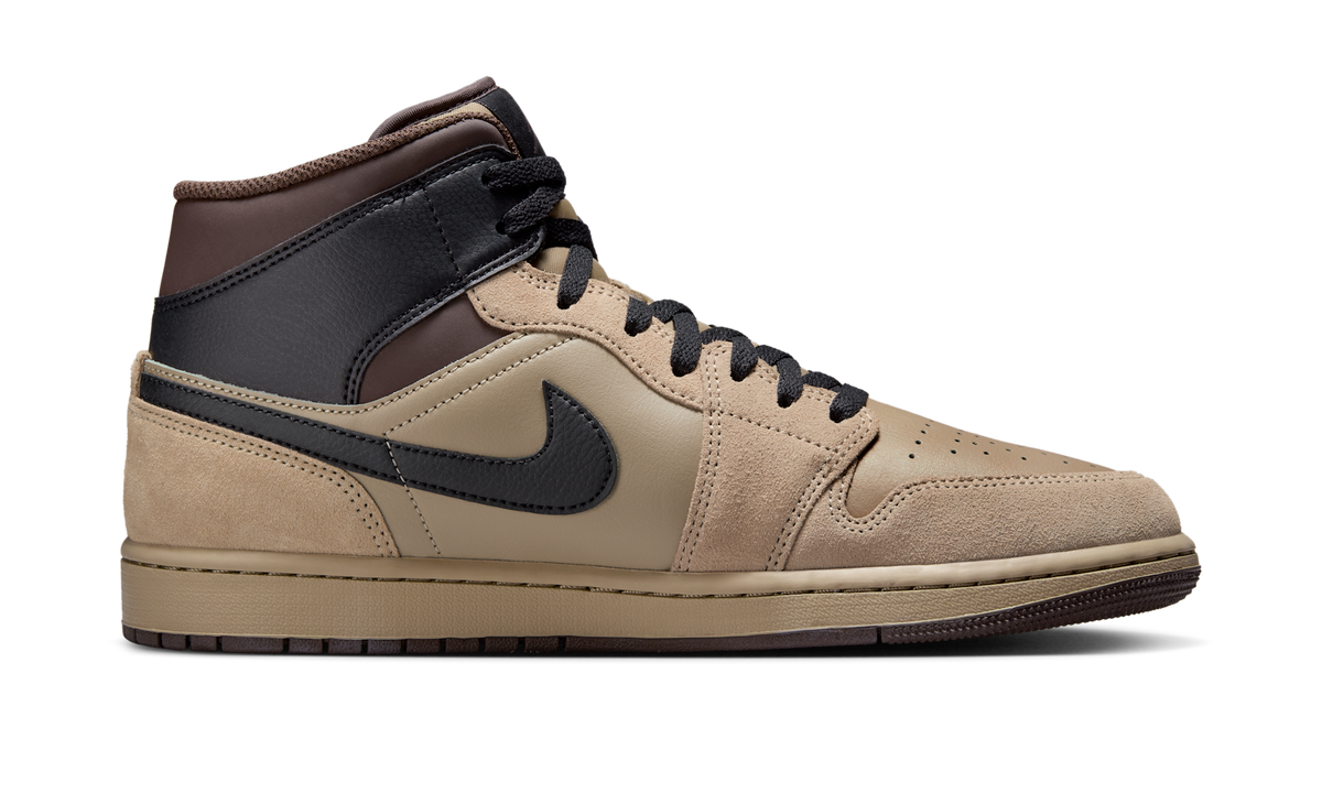 Air Jordan 1 Mid Khaki Baroque Brown HV6422-200 — Vista 2