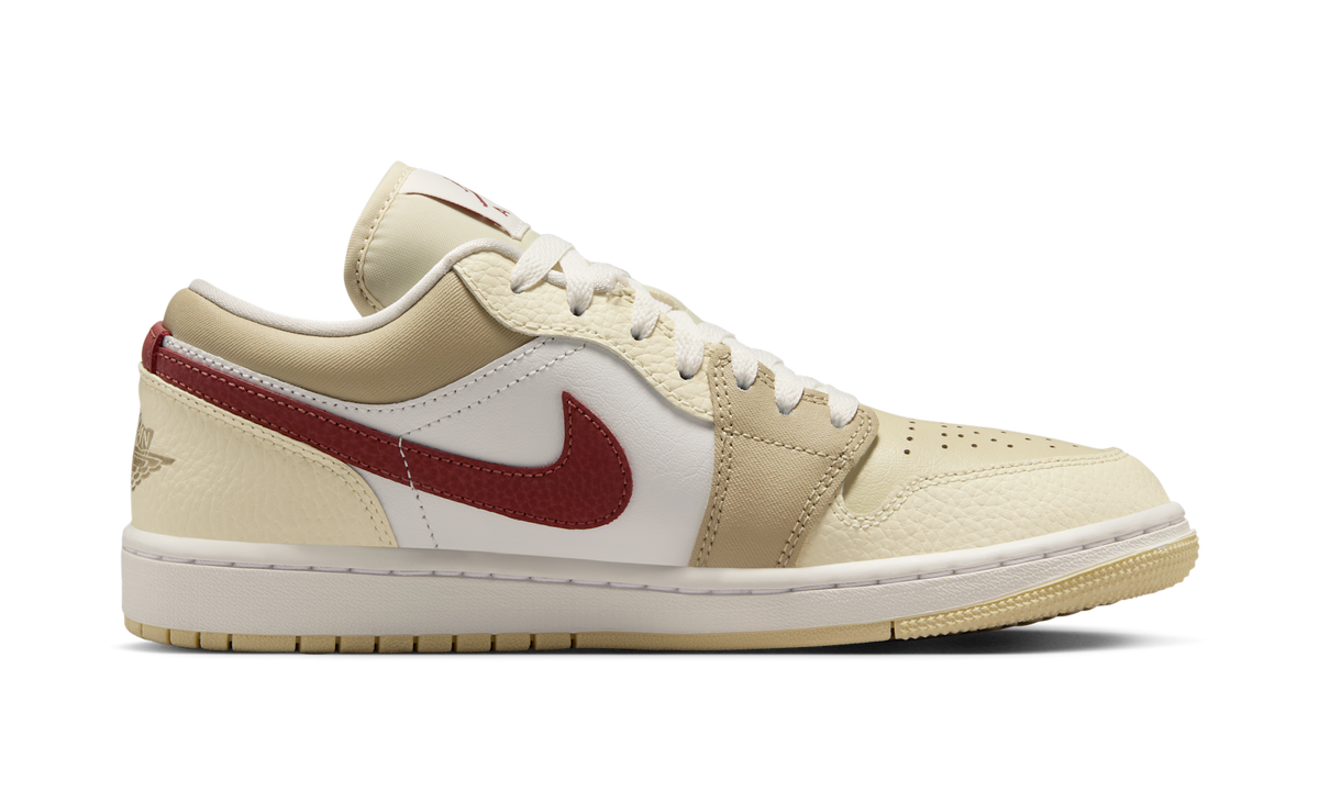 Air Jordan 1 Low SE Desert Khaki Red Sepia (Women's) HV6530-100 — Vista 2