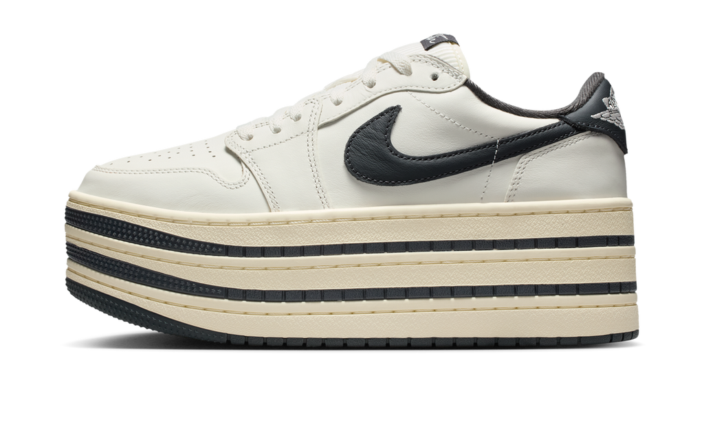 Air Jordan 1 Low Triple Stack Sail Coconut Milk (Women's) HV8288-100 — Vista 1
