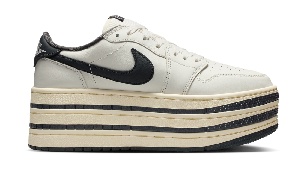 Air Jordan 1 Low Triple Stack Sail Coconut Milk (Women's) HV8288-100 — Vista 2