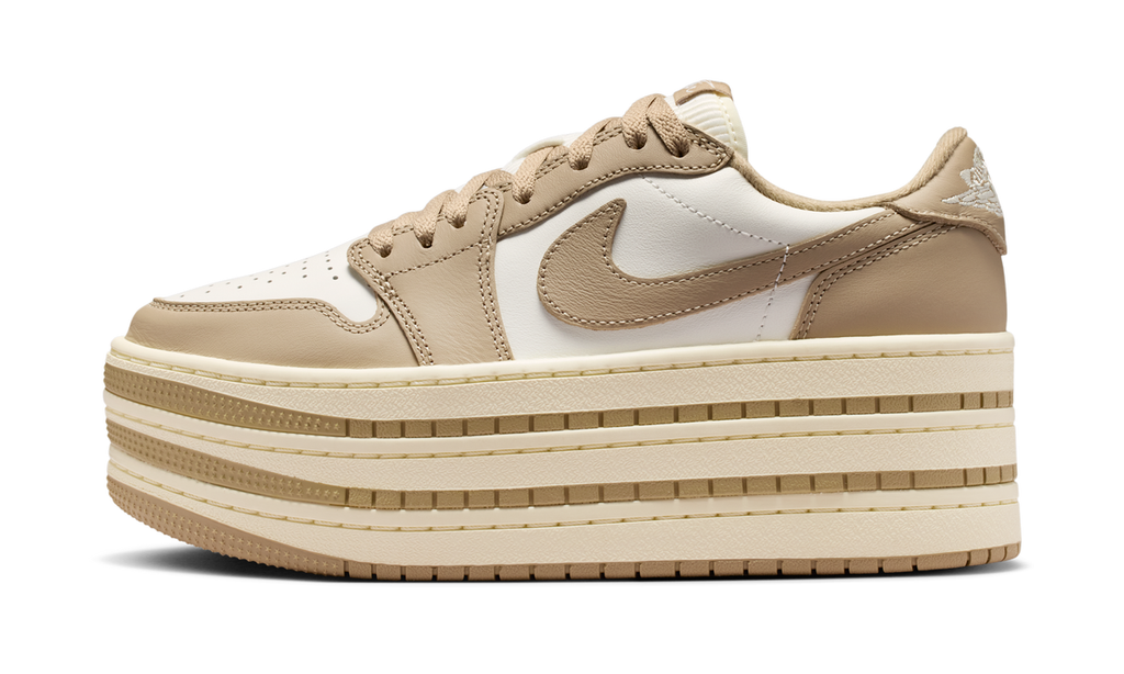 Air Jordan 1 Low Triple Stack Khaki Sail (Women's) HV8288-200 — Vista 1