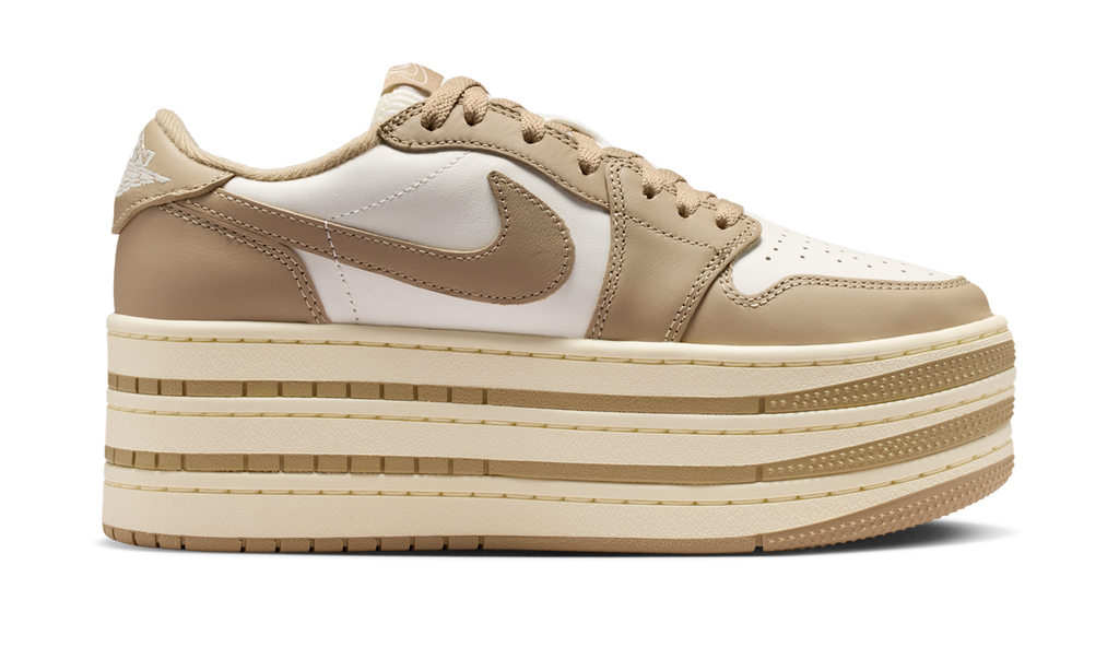 Air Jordan 1 Low Triple Stack Khaki Sail (Women's) HV8288-200 — Vista 2