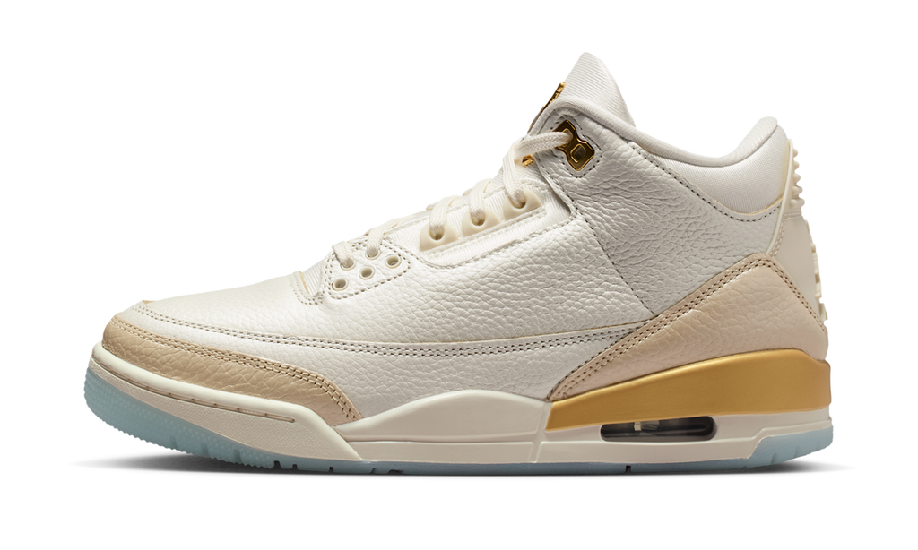 Air Jordan 3 Retro Champagne and Oysters (Women's) IB2255-100 — Vista 1