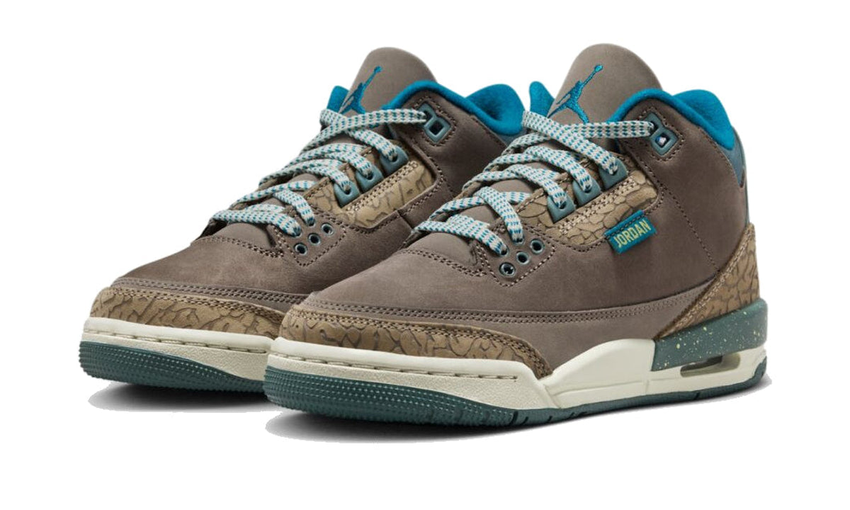 Air Jordan 3 Retro Olive Grey (GS) IB7066-001 — Vista 2
