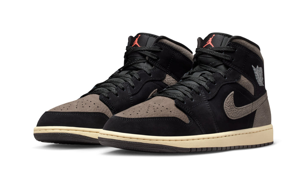Air Jordan 1 Mid SE Olive Grey IB7110-002 — Vista 2