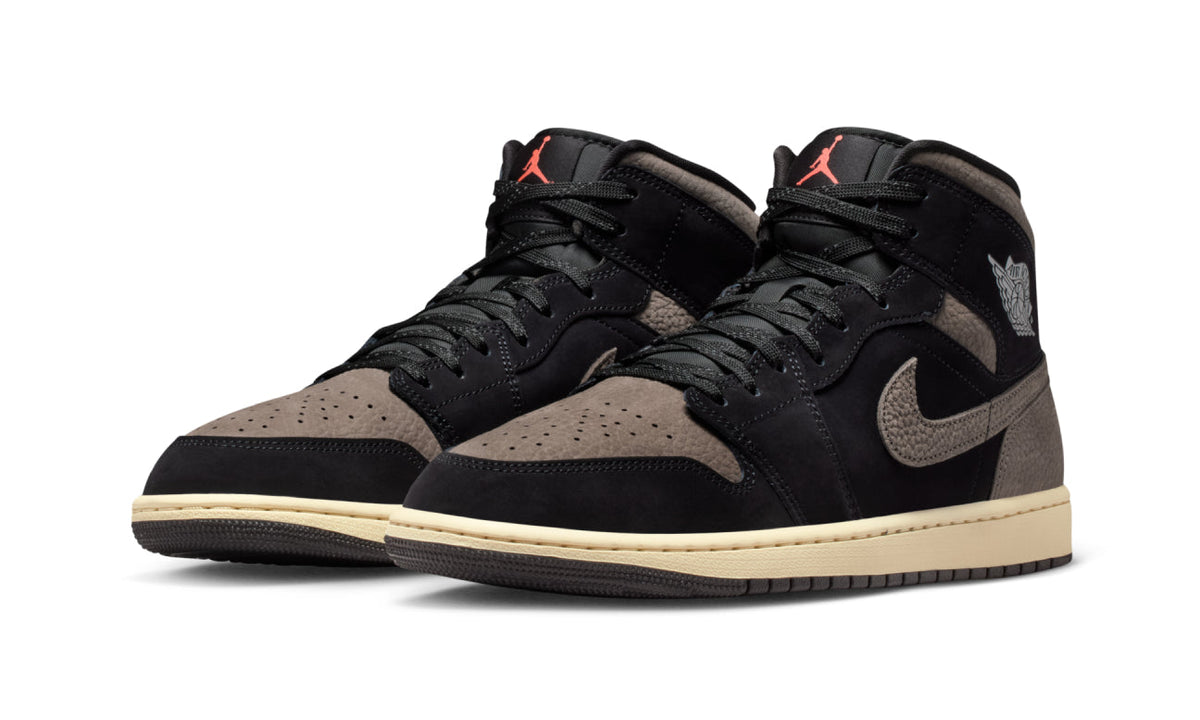 Air Jordan 1 Mid SE Olive Grey IB7110-002 — Vista 2