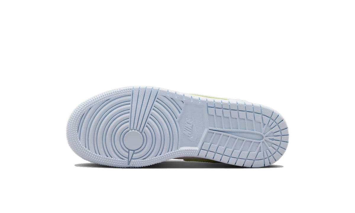 Air Jordan 1 Low SE Half Blue Sail Vapor Green (GS) IB7113-403 — Vista 3