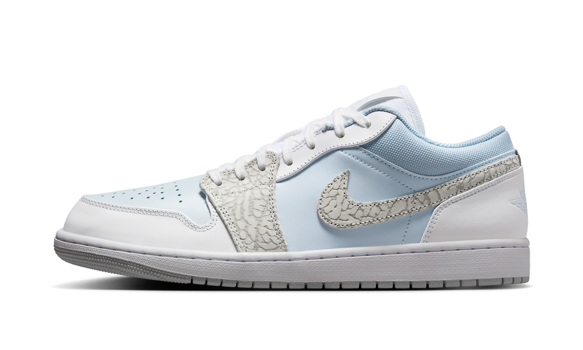 Air Jordan 1 Low SE Blue Tint Elephant Print IB7692-400 — Vista 1