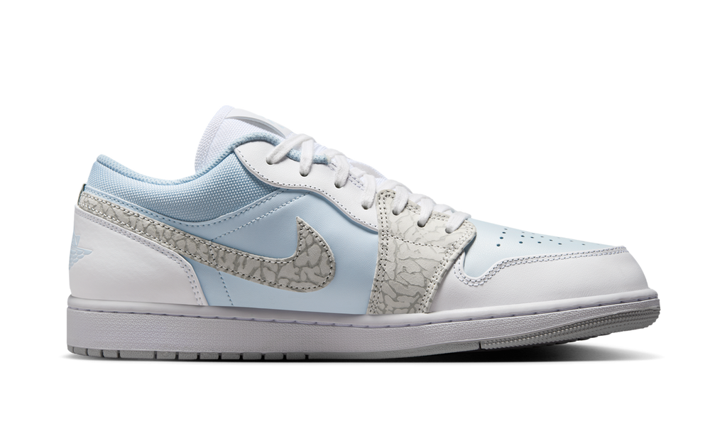 Air Jordan 1 Low SE Blue Tint Elephant Print IB7692-400 — Vista 2