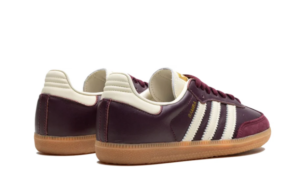 Adidas Samba OG Maroon Gold Metallic