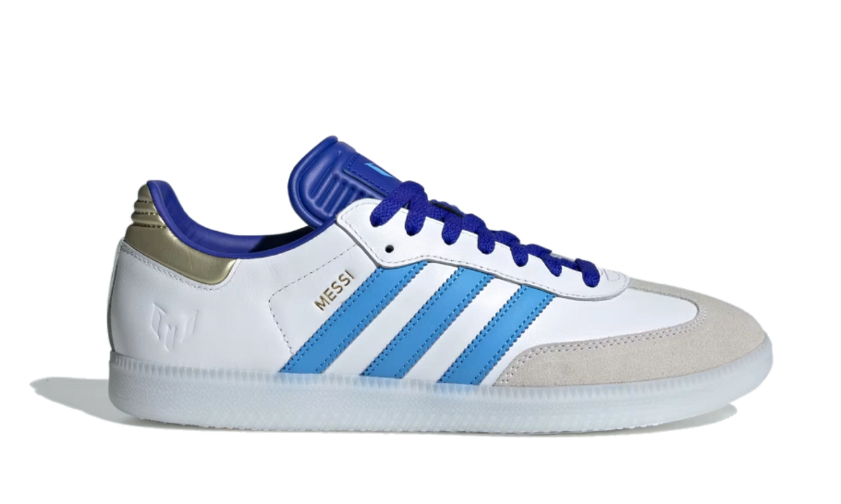 Adidas Samba Lionel Messi White Lucid Blue