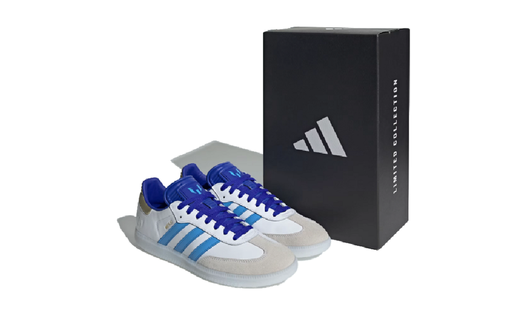 Adidas Samba Lionel Messi White Lucid Blue