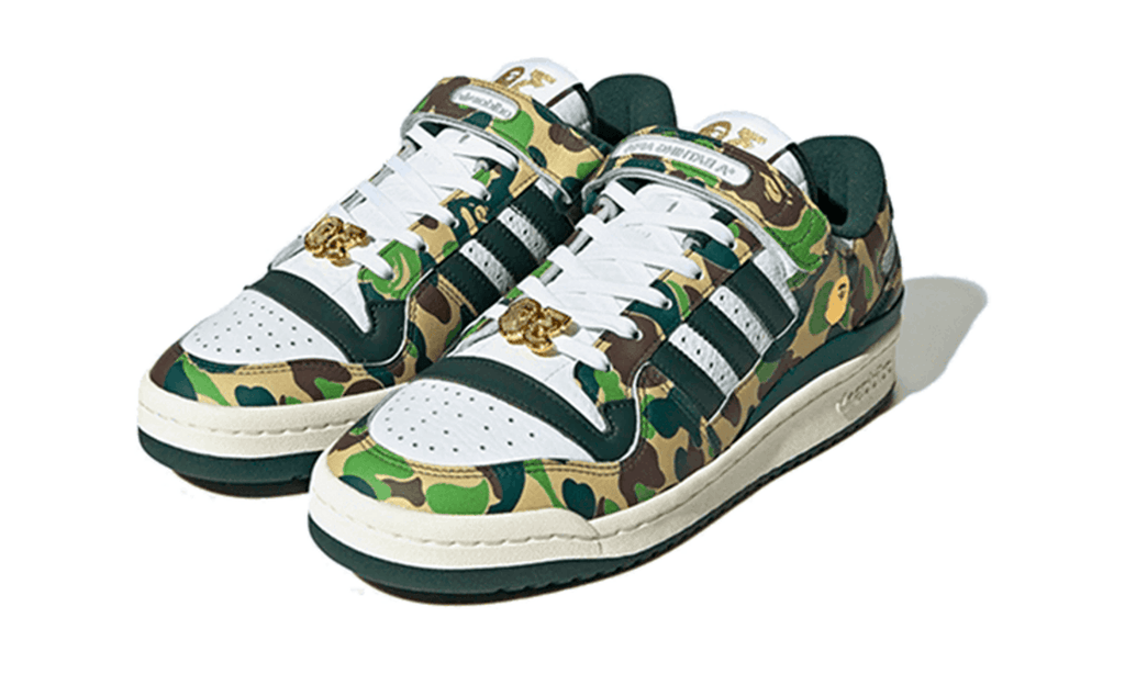 Adidas Forum 84 Low BAPE 30th Anniversary Green Camo