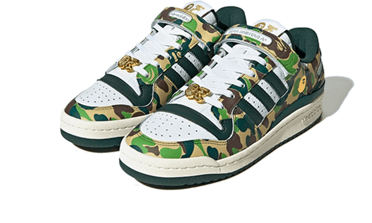 Adidas Forum 84 Low BAPE 30th Anniversary Green Camo