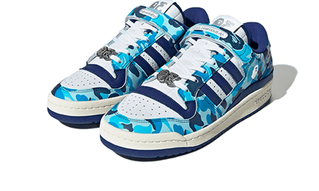 Adidas Forum 84 Low BAPE 30th Anniversary Blue Camo