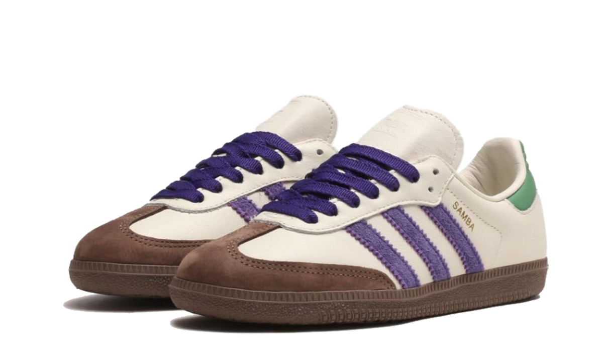 Adidas Samba Og Collegiate purple Preloved green