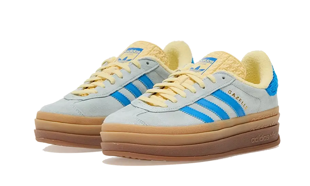 Adidas Gazelle Bold Almost Blue Yellow