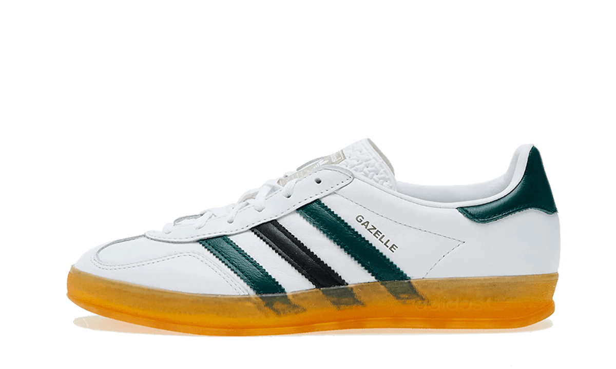 Adidas Gazelle Indoors White Green Gum