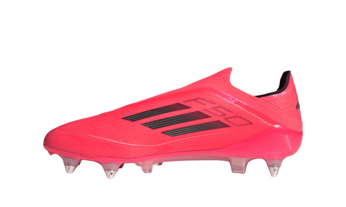 Adidas F50 Elite Laceless SG Turbo Aurora Black Platinum Metallic IF1318 — Vista 2