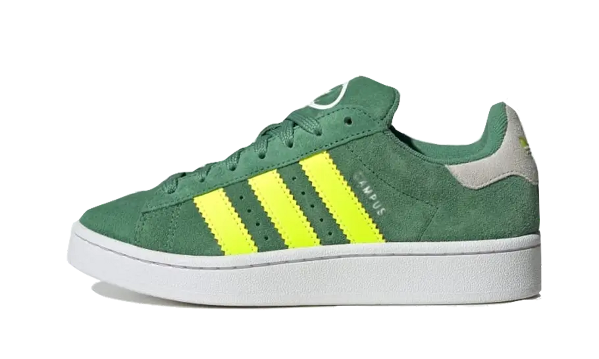 Adidas Campus 00s Preloved Green Solar Yellow