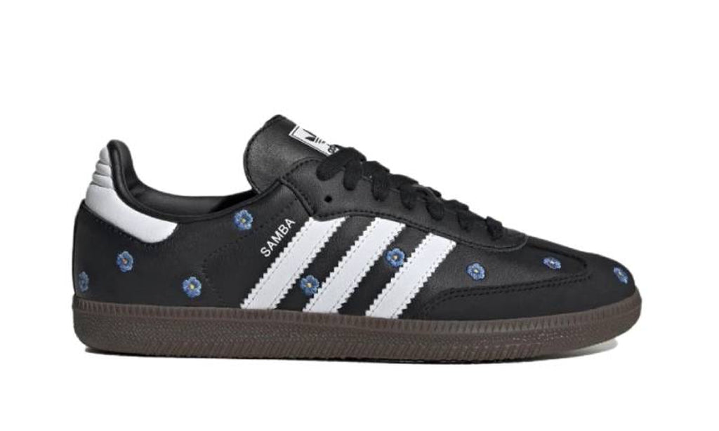 Adidas Samba Light Blue Floral Core Black