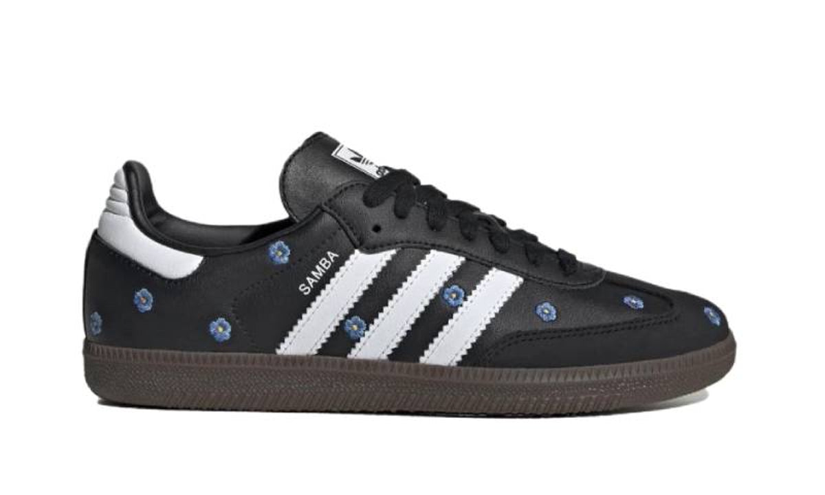 Adidas Samba Light Blue Floral Core Black