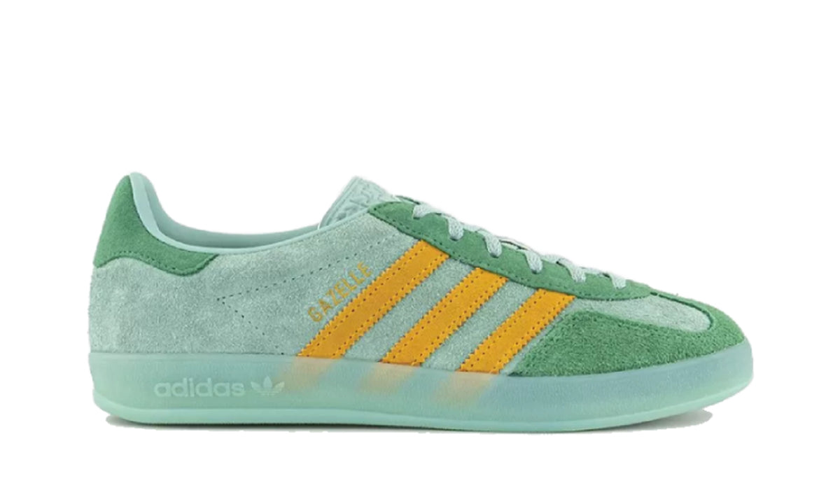 Adidas Gazelle Indoor Hazy Green Yellow