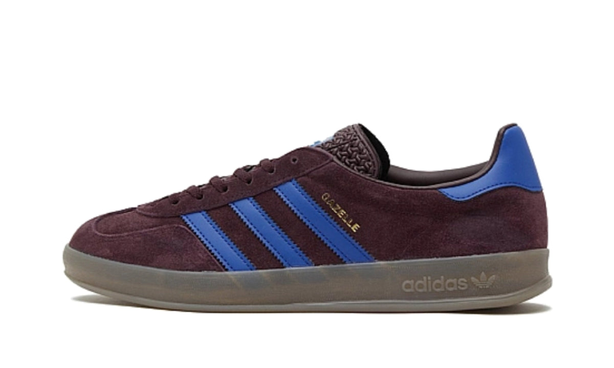 Adidas Gazelle Indoor Shadow Maroon Semi Lucid Blue