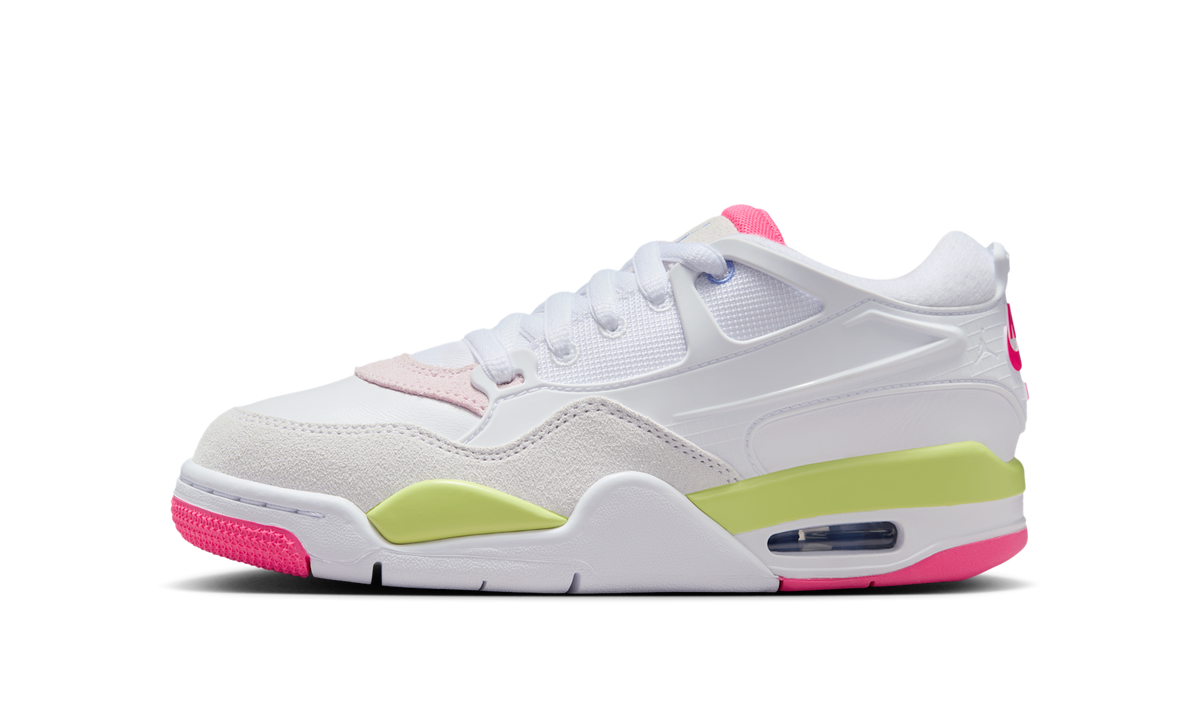 Air Jordan 4 RM White Hyper Pink (GS) IH0169-100 — Vista 1