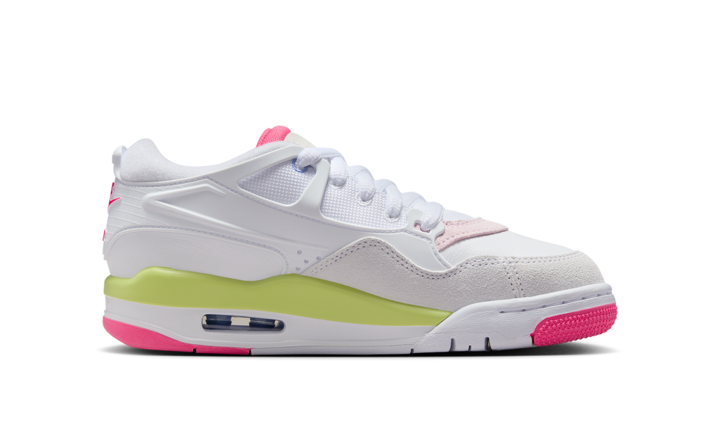 Air Jordan 4 RM White Hyper Pink (GS) IH0169-100 — Vista 2